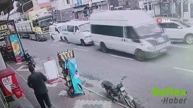 Nevşehir Kaymaklı’da Dört Araçlı Kaza Kamerada