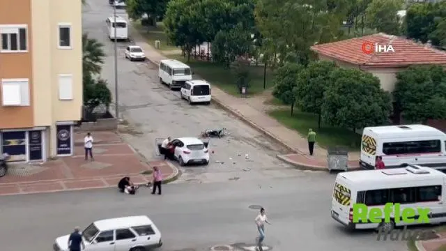 Manavgat’ta Kavşak Kazası: Otomobil Sürücüsü Gözyaşlarına Boğuldu
