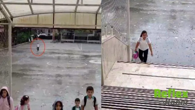 Asel Mina Teke’den Yağmur Altında İ̇stiklal Marşı’na Anlamlı Eşlik