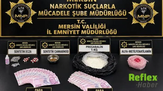 Mersin’de Uyuşturucu Operasyonunda İ̇ki Şüpheli Tutuklandı