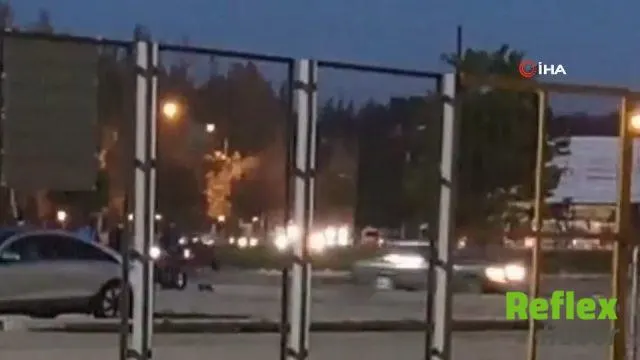 Eskişehir'de Stadyum Otoparkında Drift Atan Sürücü Kamerada