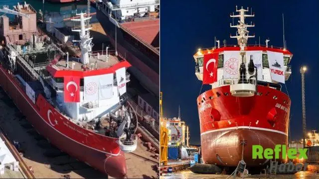 Türkiye'nin İ̇lk Yerli Emici Tarama Gemisi Uab Mavi Vatan Suya İ̇ndirildi