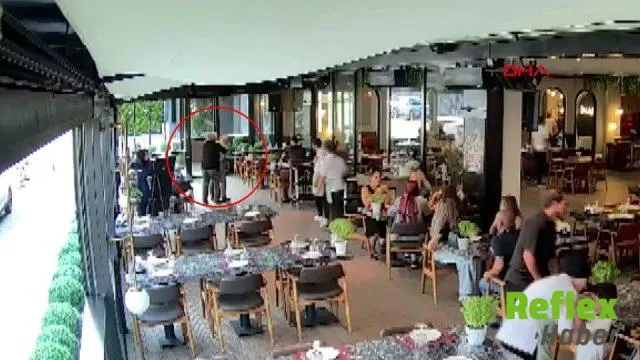 Yomra'da Heimlich Manevrasına Güvenlik Kamerası Kaydı