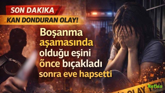Vicdansızlığın Böylesi! Eşini Önce Bıçakladı Sora Eve Hapsetti