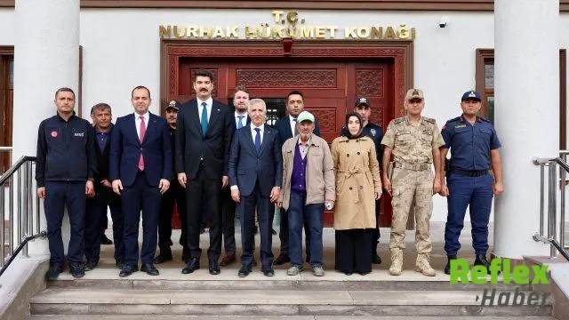 Vali Ünlüer Nurhak Kaymakamlığında Çalışmaları Değerlendirdi