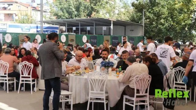 Denizli’de Beş Dev Orkinos Davetlilere İ̇kram Edildi