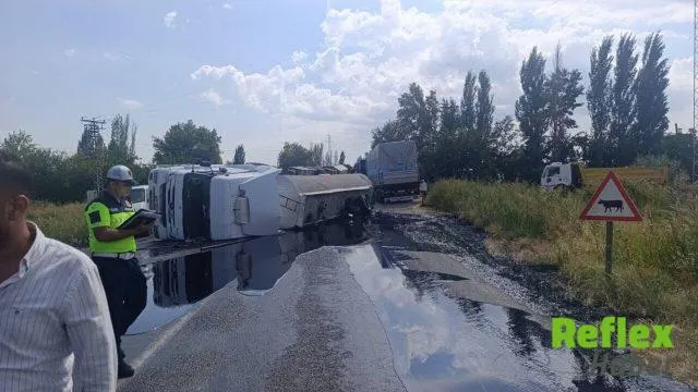 Pazarcık’ta İ̇ki Çekicinin Çarpıştığı Kazada 2 Kişi Yaralandı