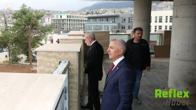 Kahramanmaraş Valiliği Yeni Hizmet Binasında Çalışmalar Yerinde İ̇ncelendi