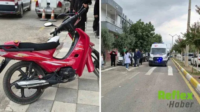 Adıyaman’da Okul Çıkışı Motosikletin Çarptığı Kübra Yaralandı