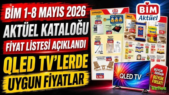 BİM 1-8 Mayıs 2026 Kataloğunda Televizyon Ve Beyaz Eşyada Büyük Fırsat