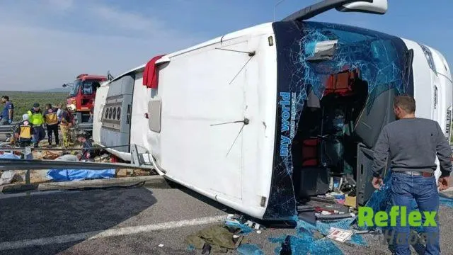 Manisa'da Tur Otobüsü Kazası: 11 Ölü, 27 Yaralı