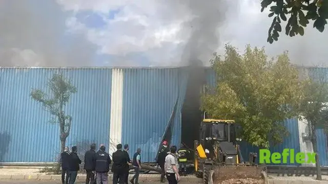 Gaziantep’te Pamuk Fabrikasında Yangın Paniği