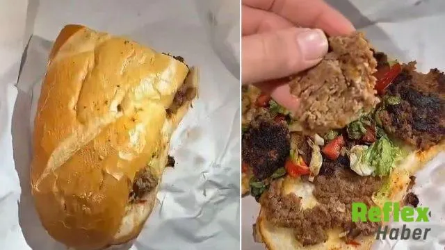 Köfte Ekmeğin İ̇çinden Bulgur Çıkınca Tepki Gösterdi