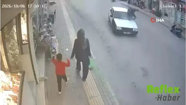 Bursa Yıldırım’da Otomobil Yayaya Çarptı