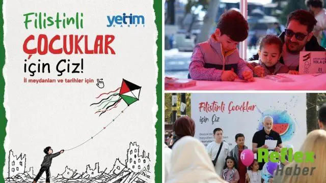 Yetim Vakfı’ndan Filistinli Çocuklar İ̇çin Çizim Buluşması
