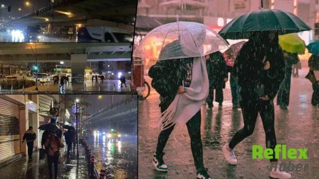 İ̇stanbul’da Kuvvetli Sağanak Etkili Oldu, Kritik Saatler Açıklandı