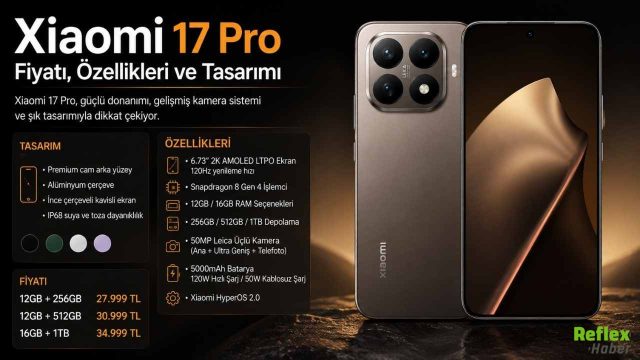 Xiaomi 17T ve Xiaomi 17T Pro'nun fiyatı ne kadar? Özellilkeri ve Tasarımı