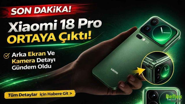Xiaomi 18 Pro Ortaya Çıktı! Arka Ekran Ve Kamera Detayı Gündem Oldu