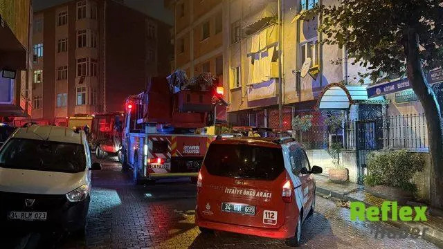 Kağıthane'de Yangın Çatıya Sıçradı