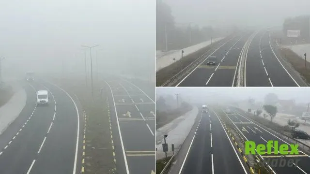 Bolu Dağı'nda Sis Ulaşımı Zorlaştırdı, Görüş 35 Metreye İ̇ndi
