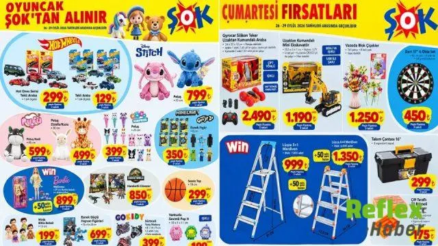 ŞOK'ta bu hafta sonu neler var? ŞOK 26-29 Eylül 2026 aktüel ürünler ve fiyatları