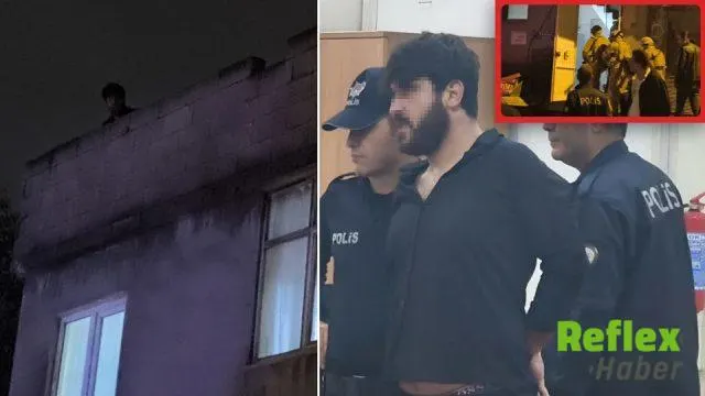 Kahramanmaraş'ta Rehin Alma Olayı: Şüpheli Çatıda Gözaltına Alındı