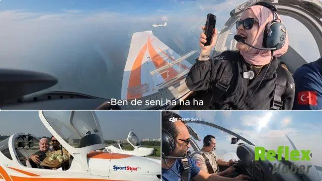 Yunuseli Semalarında Sürpriz Teklif: 4 Bin 500 Feet’te ‘Evet’ Dedi