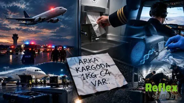 Ankara-Şanlıurfa Uçağında C4 İ̇hbarı Alarmı: Arama Asılsız Çıktı