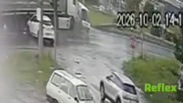 Samsun'da Kırmızı İşık İ̇hlali Kazaya Neden Oldu