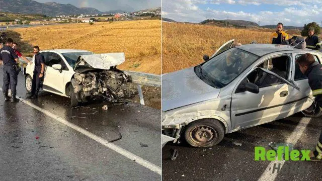 Gölbaşı'nda Dört Otomobilin Karıştığı Zincirleme Kazada Dört Kişi Yaralandı