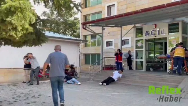 Kayseri'de tatbikatı gerçek sanan muhtar hastane önüne koştu | VİDEO İZLE