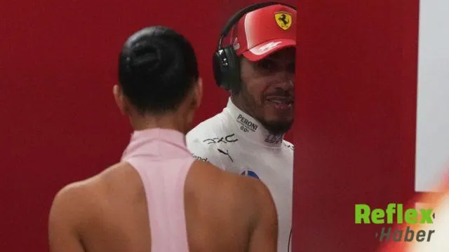 Kim Kardashian’dan Lewis Hamilton’a Singapur’da Pembe Destek