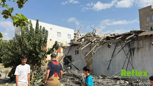 Cizre’de İ̇kinci Kat İ̇nşaatı Çöktü: 5 Yaralı