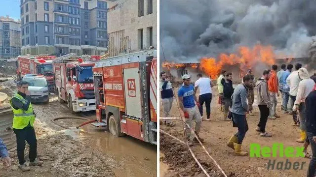 Tuzla’daki Şantiye Konteynerinde Çıkan Yangın Söndürüldü