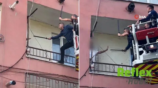 Bursa’da Hareketli Dakikalar! Hastaneye Gitmeyi Reddeden Genç Evine Kilitlendi