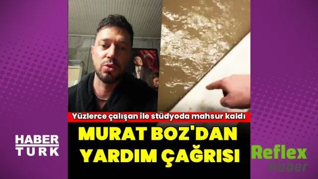 Ayazağa’daki Stüdyoda Murat Boz’dan Acil Yardım Çağrısı