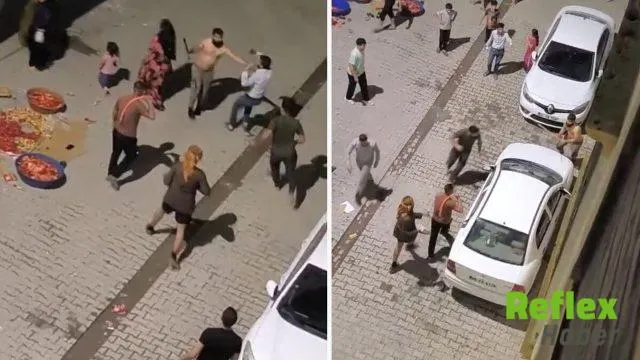Şanlıurfa’da Sokak Kavgasında Taş Ve Sopalar Kullanıldı