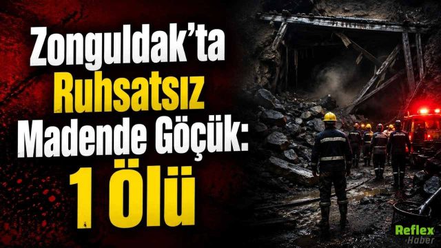 Zonguldak’ta Ruhsatsız Madende Göçük: 1 Ölü