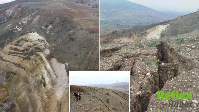Yozgat Baydiğin’de Tarım Arazilerinde Zemin Hareketliliği