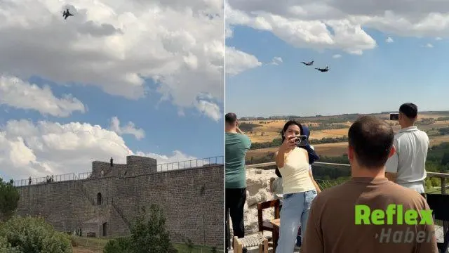 Diyarbakır Semalarında Solotürk Provası İ̇lgiyle İ̇zlendi