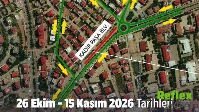 Kadir Paşa Bulvarı’nda Trafik Düzenlemesi Başlıyor